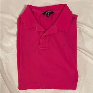 Lauren Ralph Lauren Bright Pink Polo Shirt